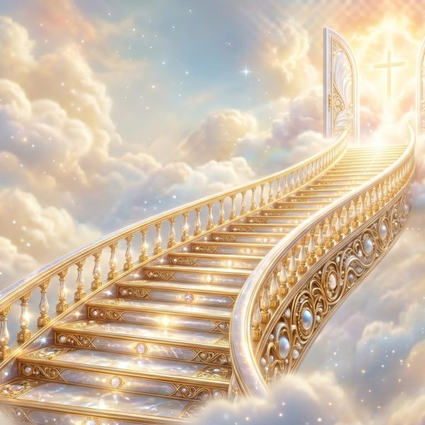 SacredStairway Elite Divine Meorial Suite 5+ Ultra-HD Heaven Backgrounds Pearly Gates And Stairway PNGs for Celebration of Life Tributes (5)